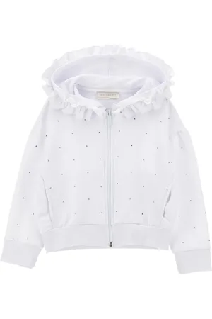 MONNALISA Felpa aperta con strass