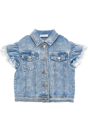 MONNALISA Gilet denim stretch