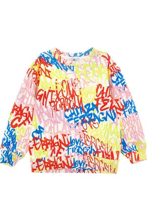 Chiara Ferragni Felpa cotone CF Graffiti