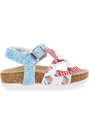 MONNALISA Sandaletti glitter con fiocchetti