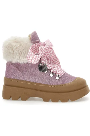 MONNALISA Scarponcini glitter peluche