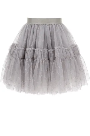 MONNALISA Gonna tulle glitterata
