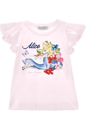 MONNALISA T-shirt Alice con maniche a volants