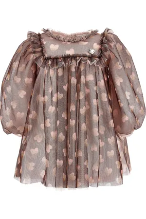 MONNALISA Abito tulle glitter