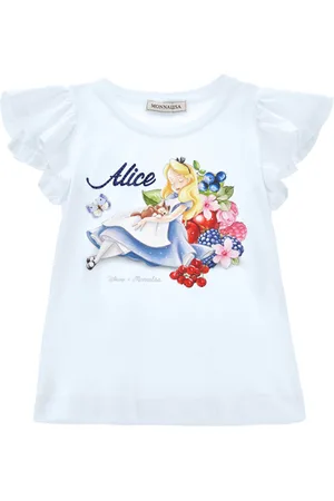 MONNALISA T-shirt Alice con maniche a volants