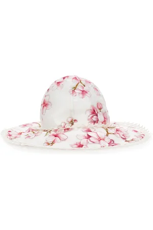 MONNALISA Cappello popeline fiori di pesco