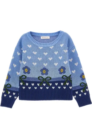 MONNALISA Maglia jacquard a cuori