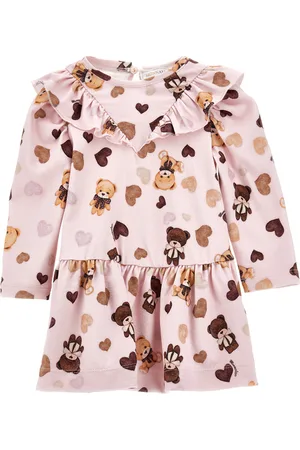 MONNALISA Abito jersey con balza