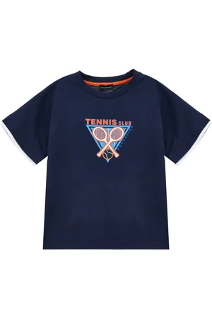 MONNALISA T-shirt girocollo stampa racchette