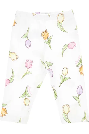 MONNALISA Leggings cotone tulipani