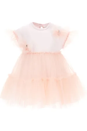 MONNALISA Abito tulle riga pois