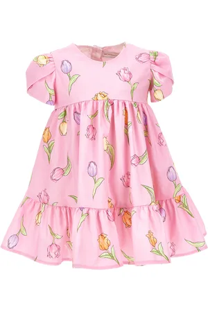 MONNALISA Abito cotone tulipani