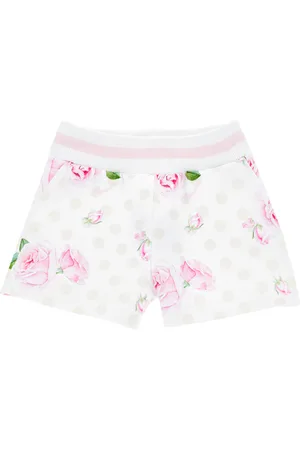 MONNALISA Shorts felpa floreali