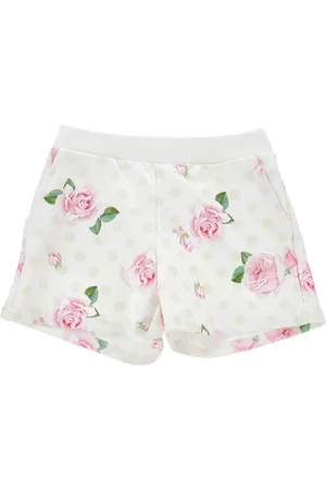 MONNALISA Shorts felpa floreali