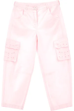 MONNALISA Pantaloni popeline con tasconi