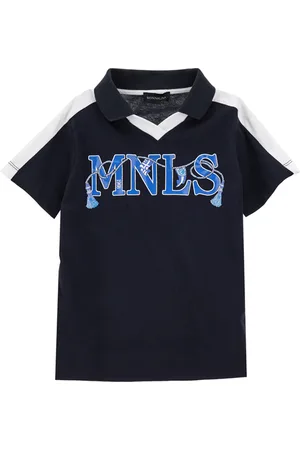 MONNALISA T-shirt colletto maglia da calciatore