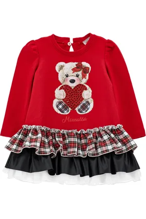 MONNALISA Abito punto Milano maxi teddy