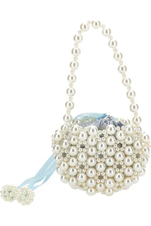 MONNALISA Borsa a mano con perle