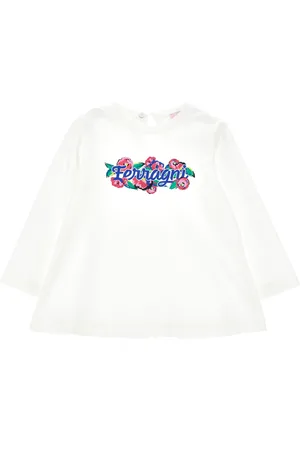 Chiara Ferragni Maxi t-shirt CF Flowers
