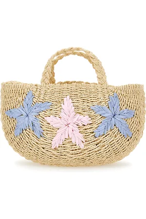 MONNALISA Borsa paglia con stelle