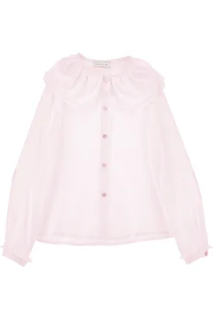 MONNALISA Camicia twill maxicolletto