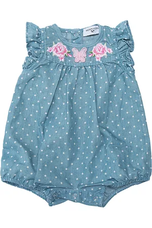 MONNALISA Pagliaccetto cotone pois