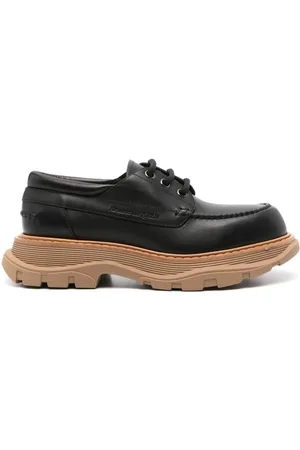 Alexander McQueen Derby In Pelle