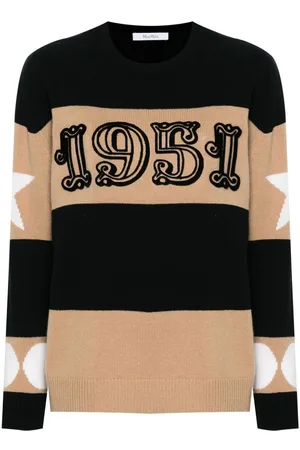Max Mara Pullover Motivo 1951 In Lana E Cashmere