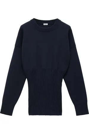 Loewe Maglia Lunga In Lana A Coste