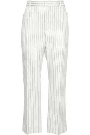 Tom Ford Pantaloni Sartoriali A Righe Wallis