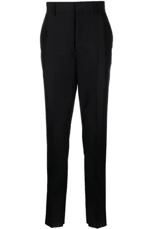 Prada Pantaloni Sartoriali Vita Media