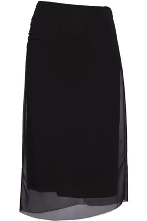 Prada Gonna Midi In Georgette