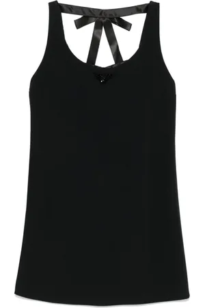 Prada Mini Abito In Crepe Con Fiocchi
