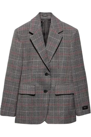 Prada Giacca Monopetto In Principe Di Galles