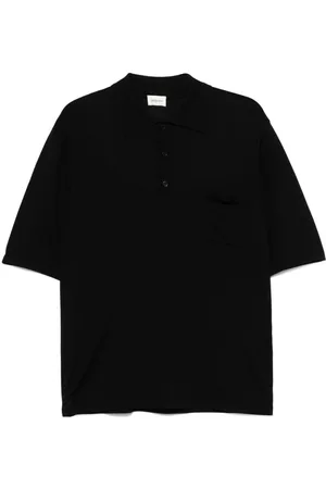Saint Laurent Polo Con Logo Ricamato