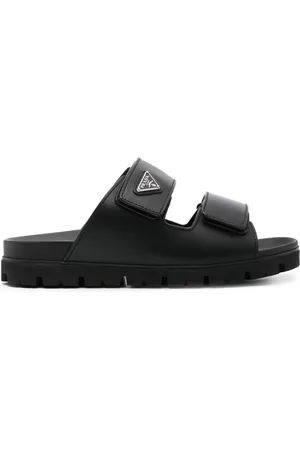 Prada Sandali A Fasce In Pelle