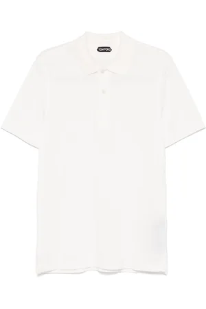 Tom Ford Polo In Lyocell Piqué