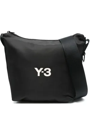 Y-3 Borsa Messenger In Nylon Con Logo Stampato