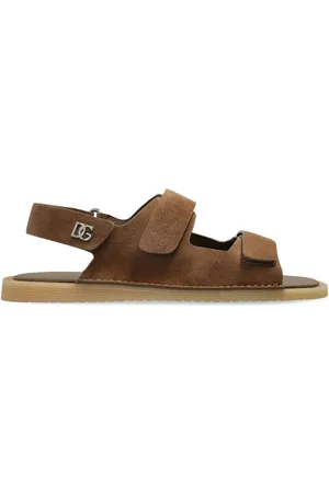 Dolce & Gabbana Sandali In Pelle Scamosciata Con Strappi