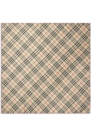 Burberry Foulard Check In Seta