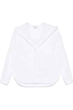 Alaïa Camicia Con Cappuccio In Popeline