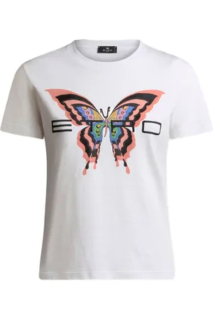 Etro T-Shirt Con Stampa E Logo Ricamato