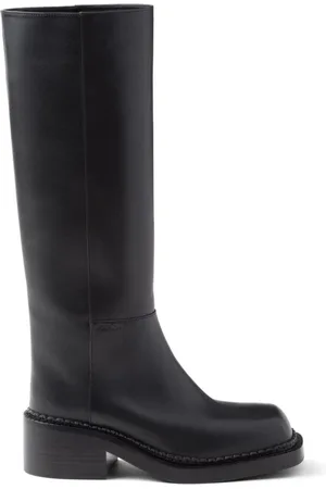Prada Stivali Alti In Pelle