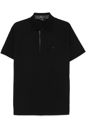 Etro Polo In Piqué Di Cotone