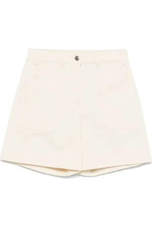 Moncler Shorts In Gabardine Di Cotone