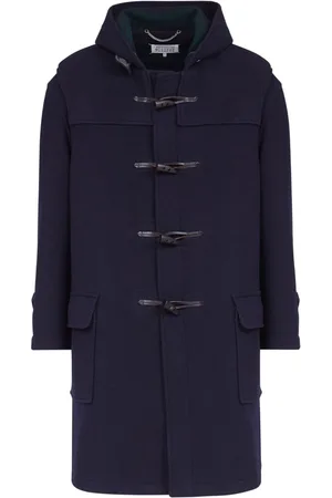 Maison Margiela Cappotto Con Alamari E Cappuccio
