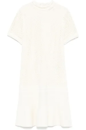 Tom Ford Abito A Maniche Corte In Maglia Traforata