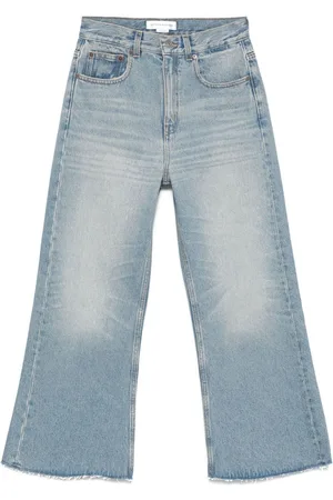 Victoria Beckham Jeans Crop Con Gamba Ampia