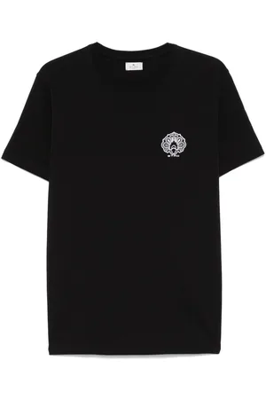 Etro T-Shirt In Cotone Con Stampa Logo