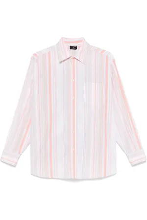 Etro Cotton And Silk Striped Shirt